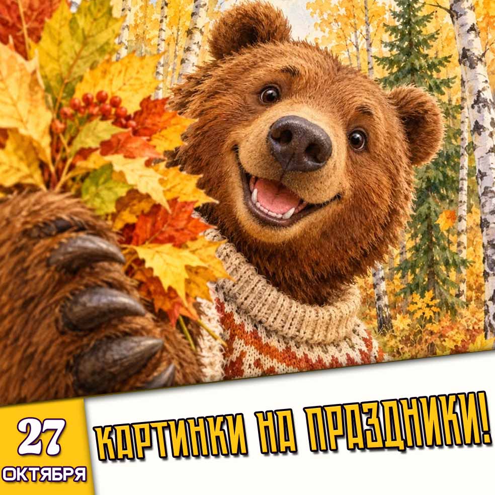 Картинки на праздники 27 октября