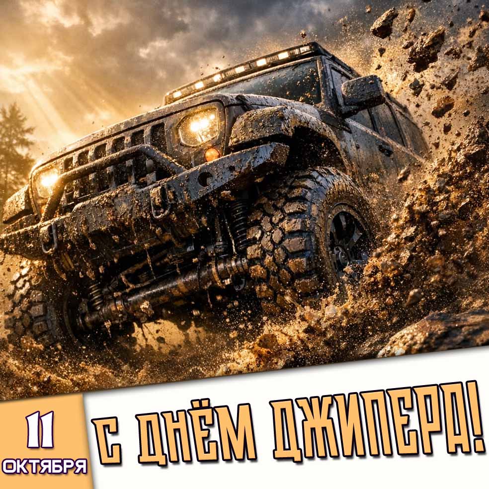Картинка 11 октября - с днём джипера!