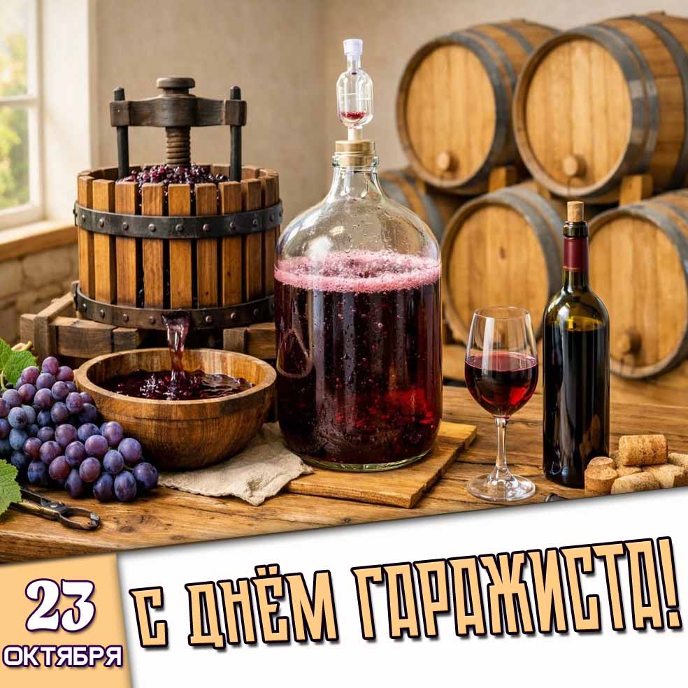 Картинка 23 октября - с днём гаражиста!