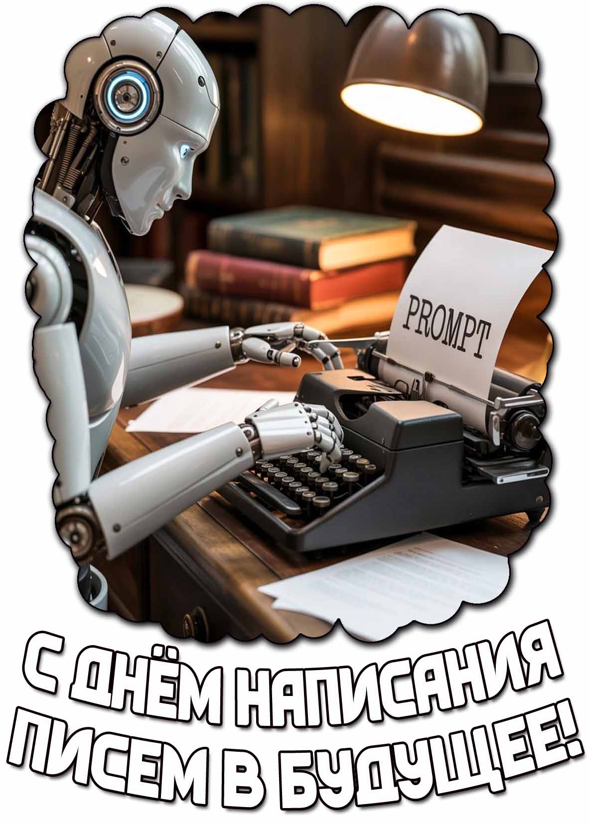 Креативная картинка с днём написания писем в будущее