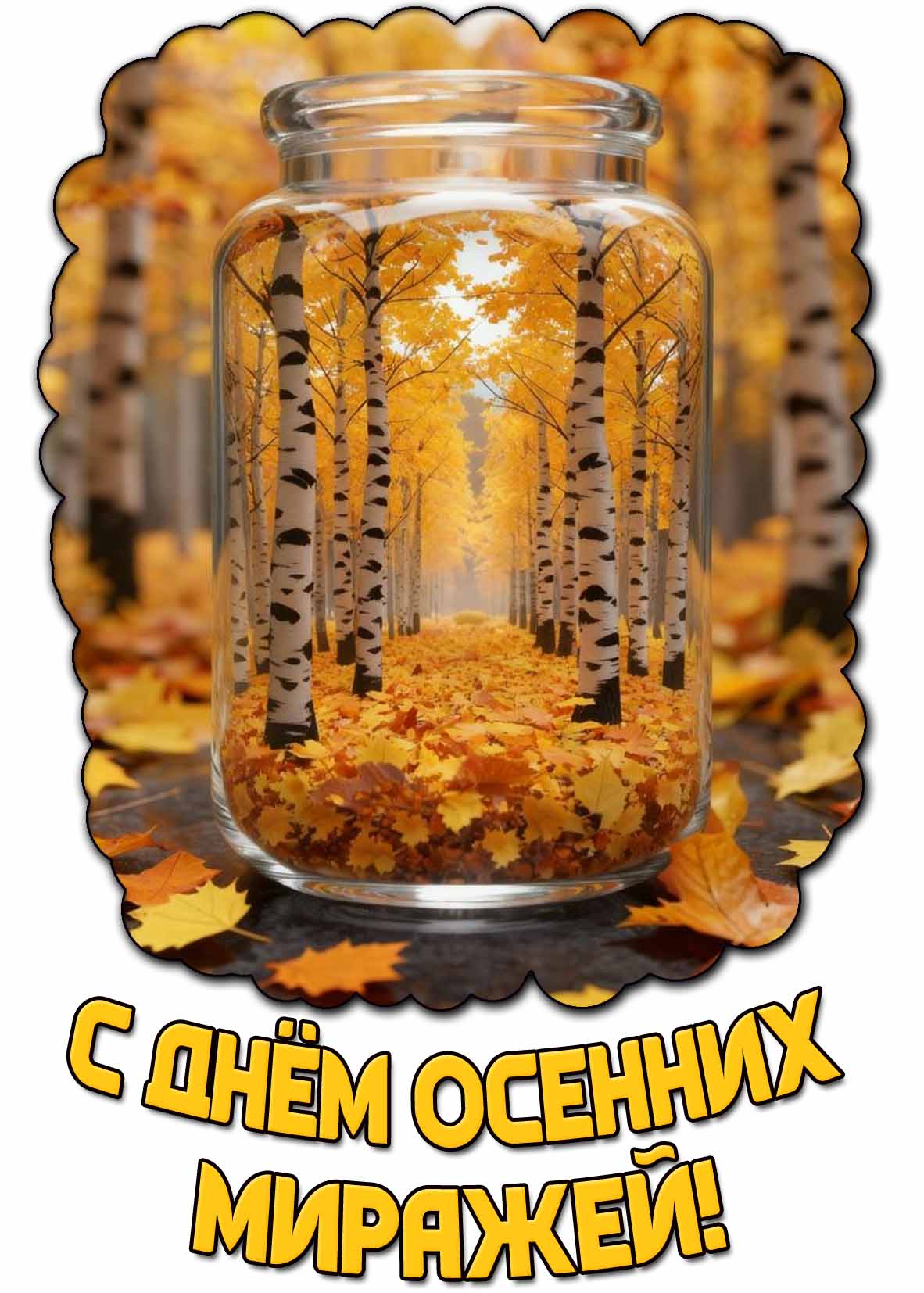 Картинка с днём осенних миражей