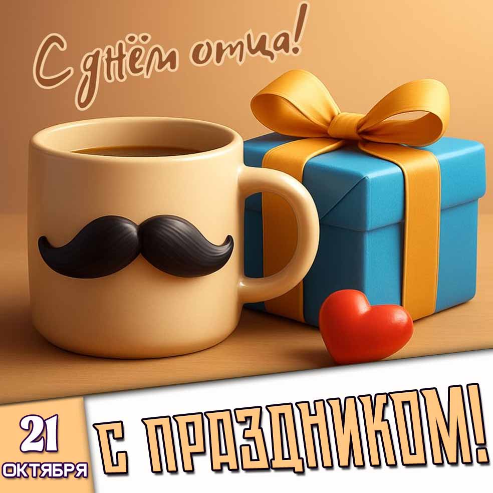Картинка 21 октября - с днём отца! С праздником!