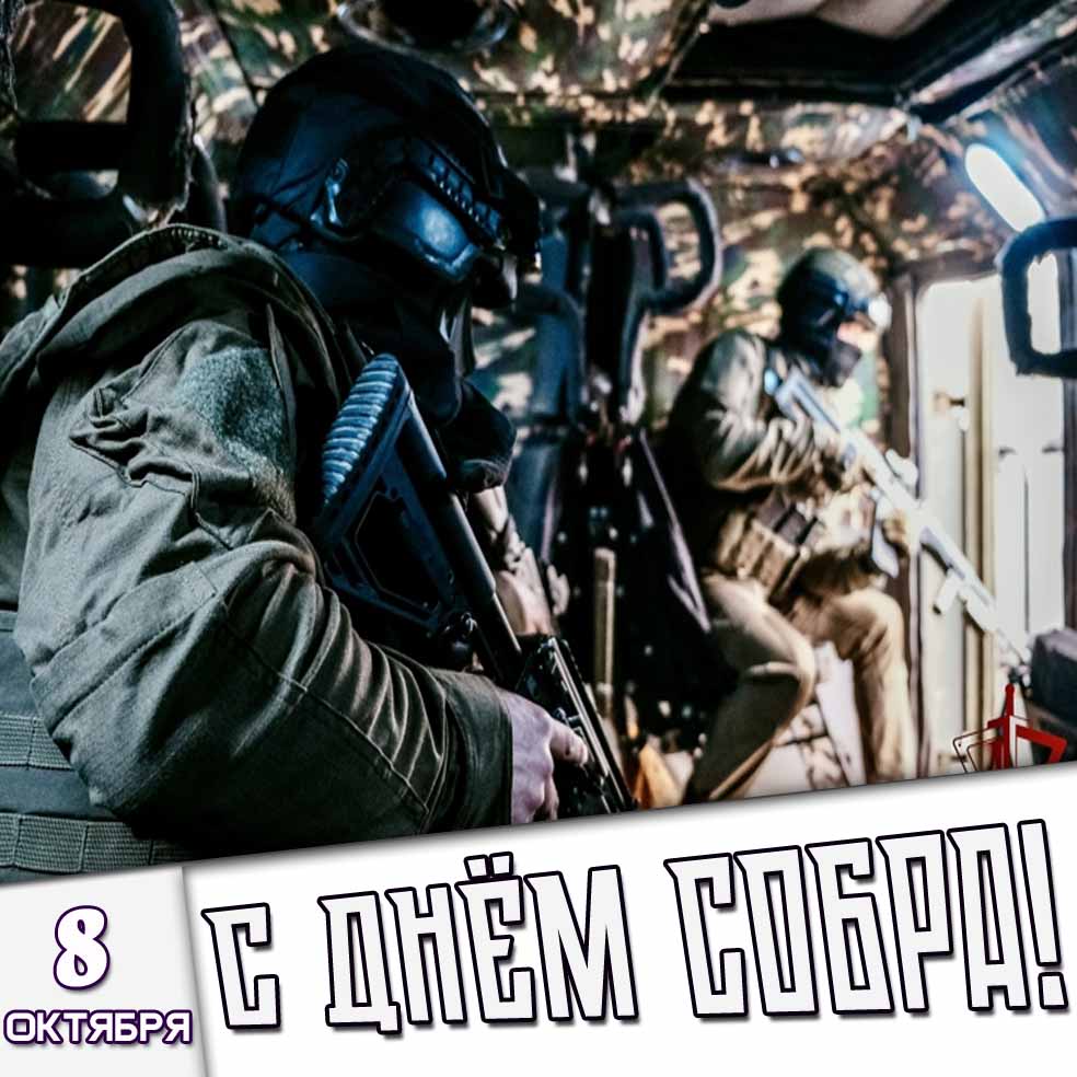 Картинка 8 октября - с днём СОБРа!
