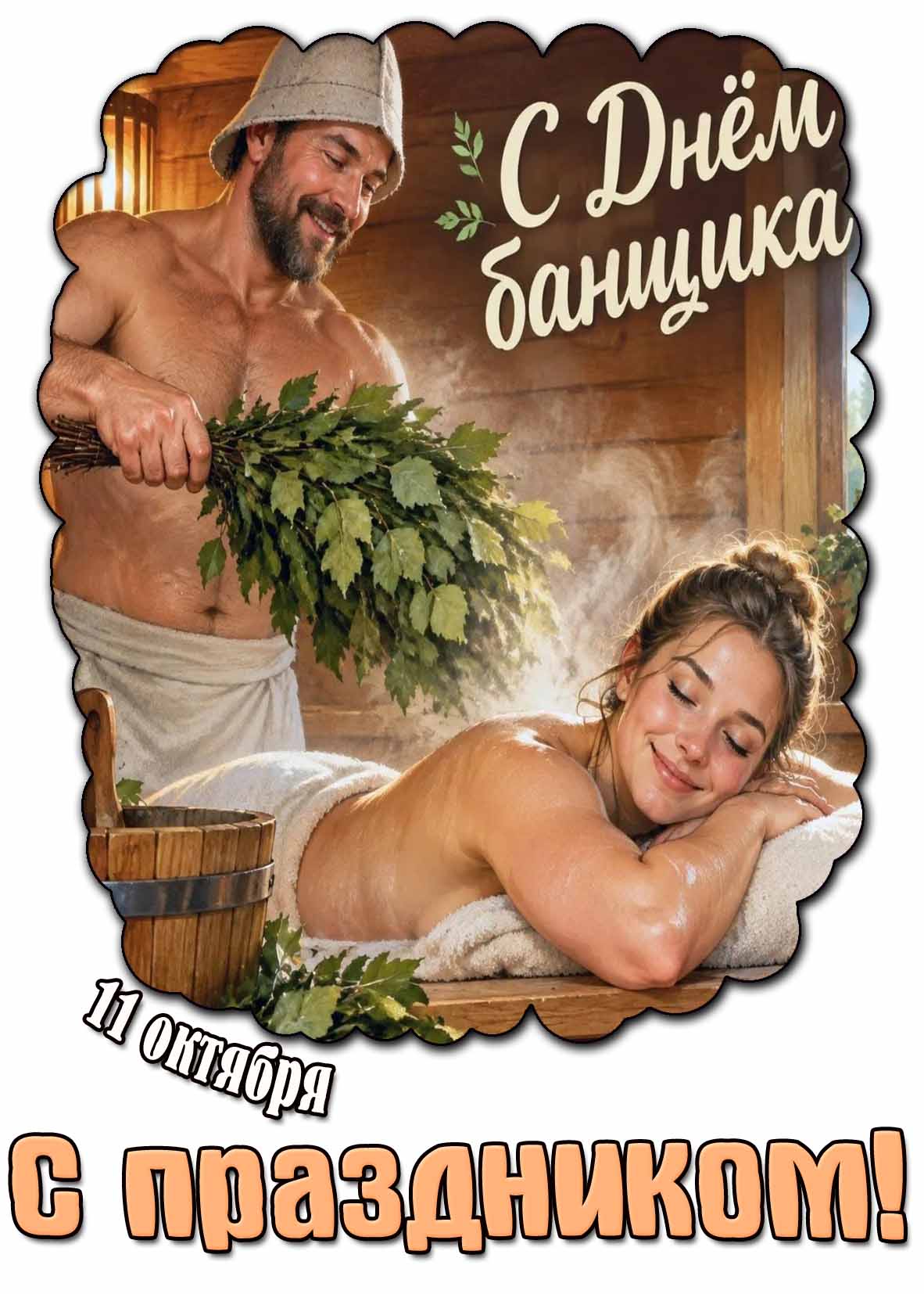Горячая картинка 11 октября - с днём банщика! С праздником!