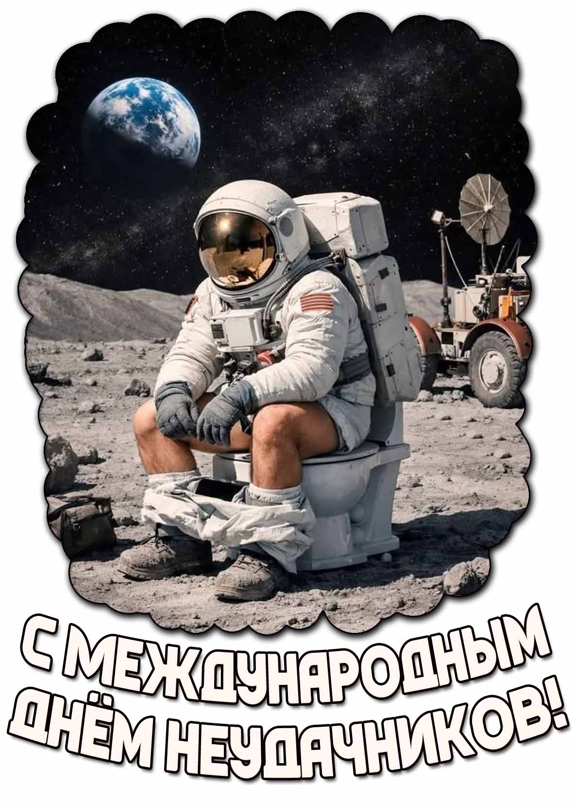 Открытка с Международным днём неудачников