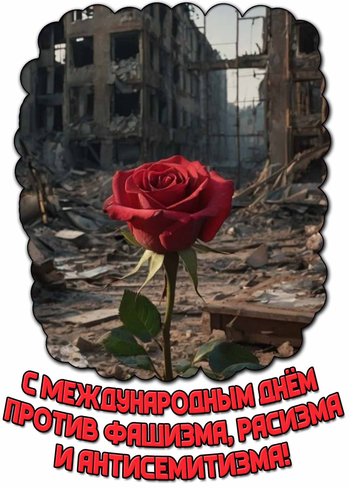 Картинка с Международным днём против фашизма, расизма и антисемитизма