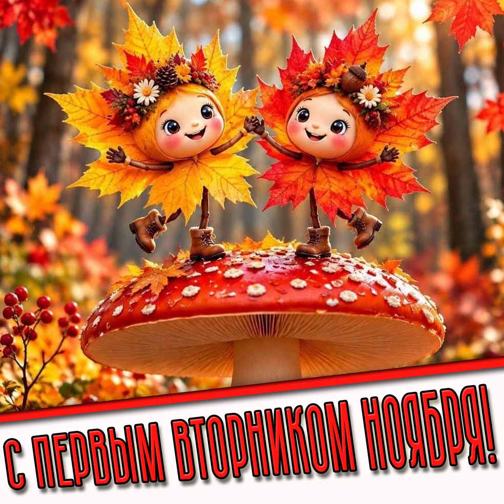 С первым вторником ноября! - прикольная картинка