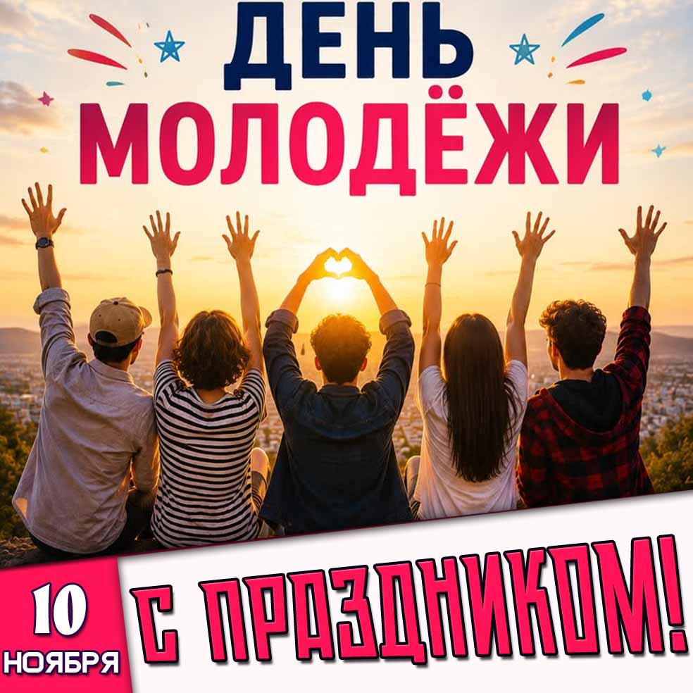 Картинка 10 ноября - день молодёжи! С праздником!