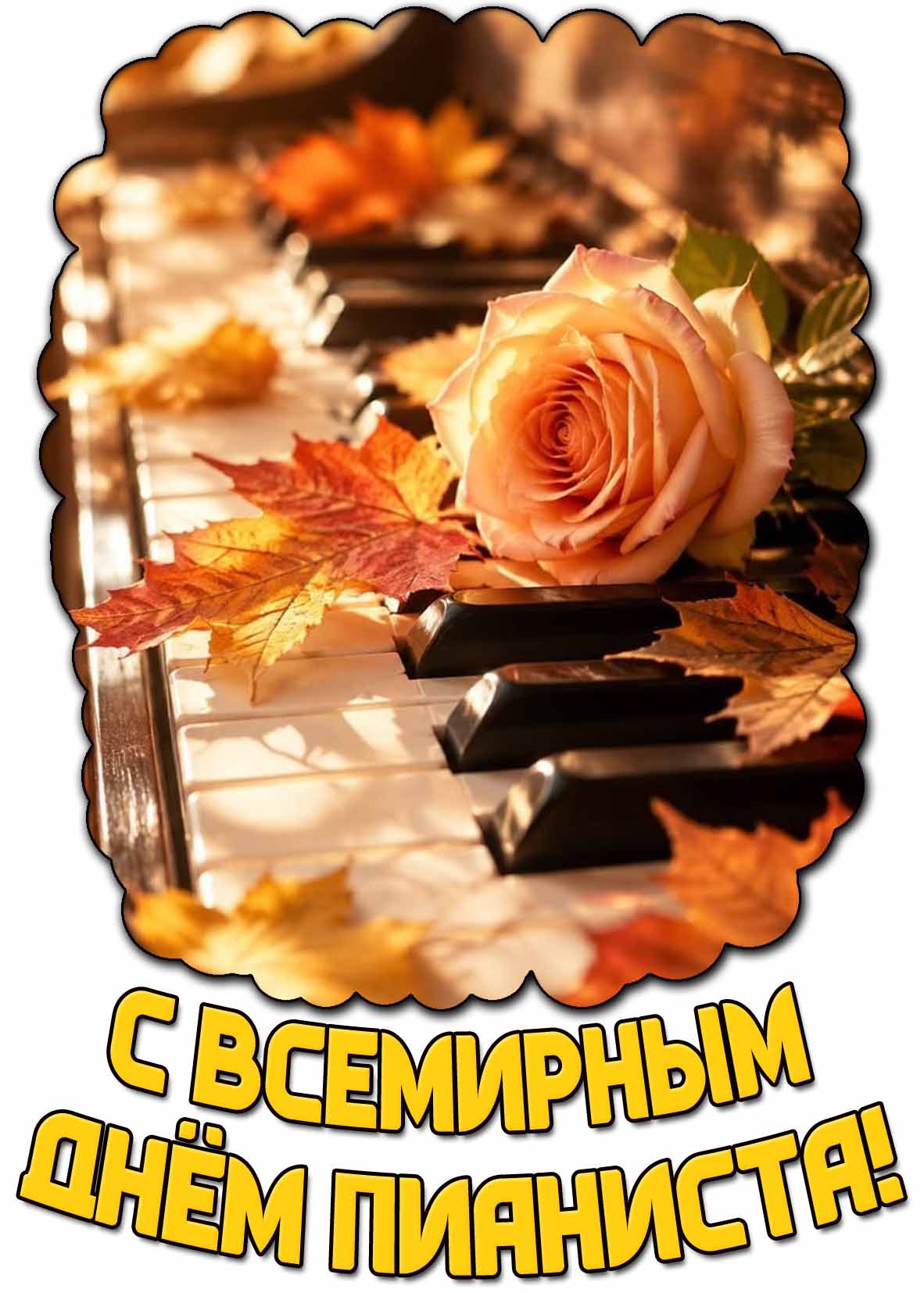 Красивая картинка с Всемирным днём пианиста
