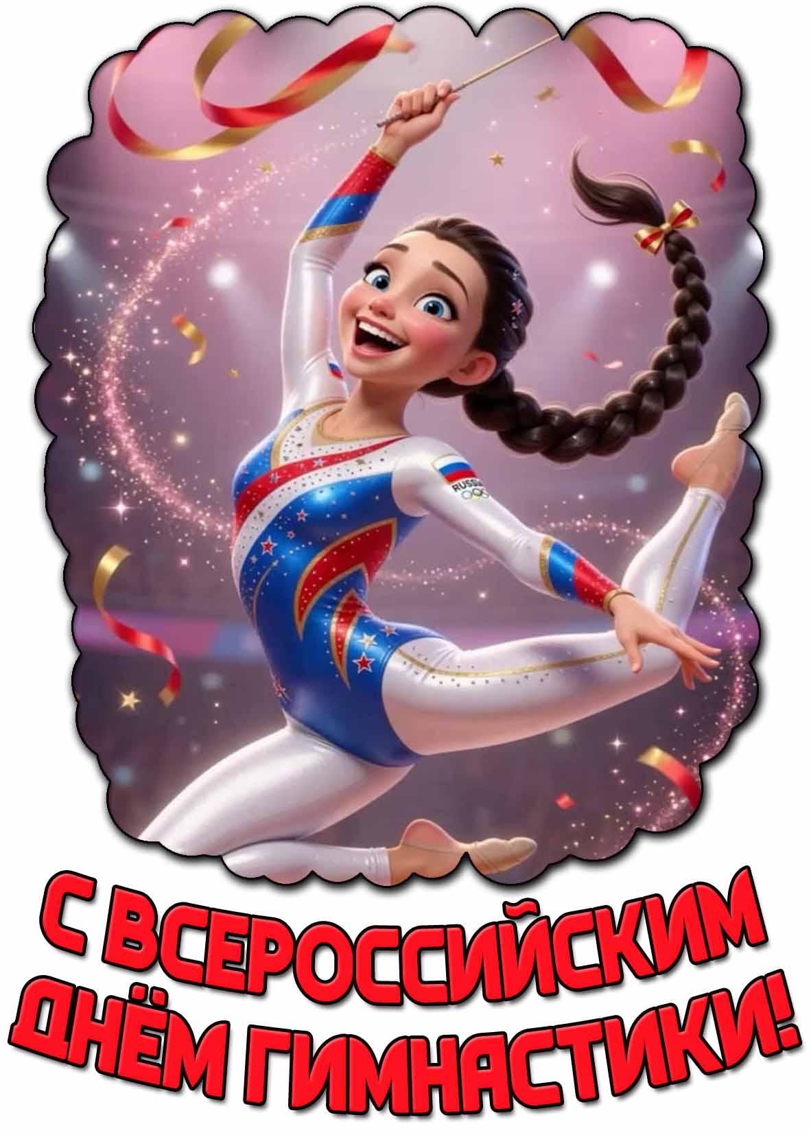 Картинка с Всероссийским днём гимнастики
